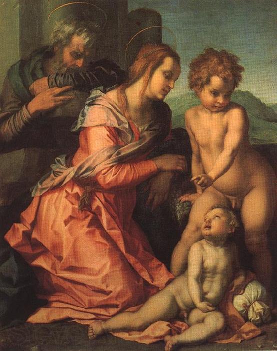 Andrea del Sarto Holy Family fgf Norge oil painting art